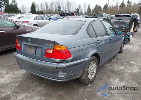 2000 BMW 323I из США, поврежденный, VIN WBAAM3347YFP70968